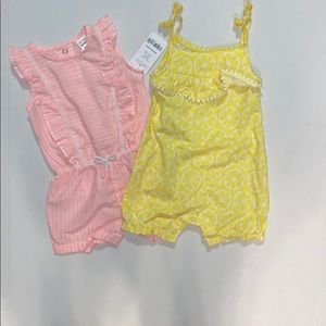 Carter’s summer rompers